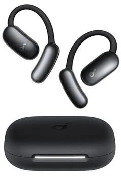 Soundcore AeroFit 2 Kabellose Open-Ear Earbuds mit anpassbarem Halt + KI-Assistent / Schwarz