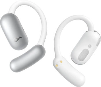 Soundcore AeroFit 2 Kabellose Open-Ear Earbuds mit anpassbarem Halt + KI-Assistent / Weiß