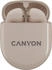 Canyon TWS-6 (keine Geräuschunterdrückung 4.50 h Kabellos) Beige