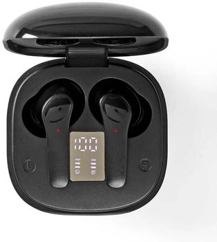 Nedis Vollst&auml;ndig drahtlose Bluetooth max. Batteriespielzeit: 5 Std Ber&uuml;hrungssteue (ANC 5 h Kabellos) Schwarz