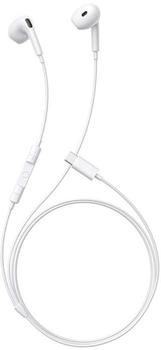 Baseus OS- Encok CZ19 Wired Earphones Moon White (Kabelgebunden) Weiss