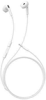 Baseus OS- Encok HZ19 Wired Earphones Moon White (Kabelgebunden) Weiss