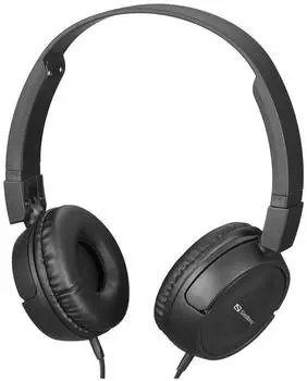 Sandberg Saver MiniJack HeadPhoneTravel (Keine Geräuschunterdrückung Kabelgebunden) Schwarz