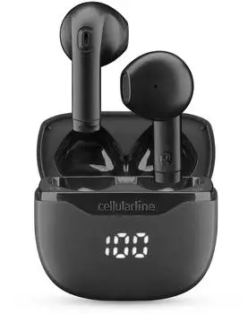 Cellular Line Bluetooth-Ohrh&ouml;rer TWS CORE (NC 4 h Kabellos) Schwarz