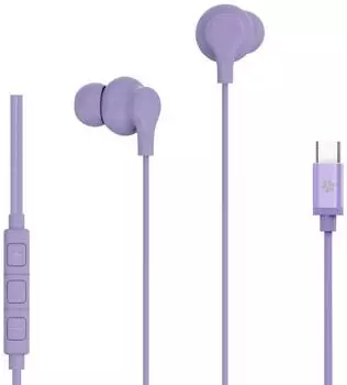 Celly USB-C Stereo Wired Earphones (Kabelgebunden) Violett