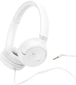 JBL JBL Tune 530 Wired On-ear Headphones White