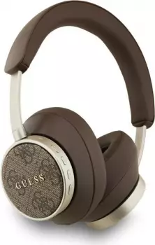 Guess Over-Ear Headphones Bluetooth 4G Classic Logo brown (45 h Kabellos) Braun