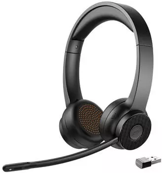 EKSA H16 Computer On Ear Headset Bluetooth Schwarz Noise Cancelling Mikrofon (ANC 35 h Kabellos) Schwarz – EKSA H16 Computer On Ear Headset Bluetooth Schwarz Noise Cancelling Mikrofon (ANC 35 h Kabellos) Schwarz für ungestörtes Arbeiten und Gaming
