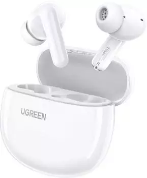 Ugreen TWS HiTune T3C in-ear headphones Bluetooth 5.4 IPX5 microphone (white) (Kabellos) Weiss