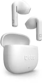 SBS Mobile Semi-in-Ear-Ohrhörer TWS (3 h Kabellos) Weiss