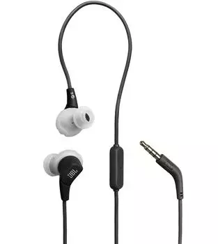 JBL JBL Endurance Run 3 Wired In-Ear Headphones Black and Grey