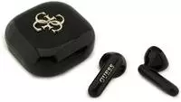 Guess 4G Metal Logo - Bluetooth TWS Kopfh&ouml;rer + Lade- H&uuml;lle (schwarz)