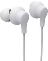 Hama Curly In Ear Kopfh&ouml;rer kabelgebunden Wei&szlig; Lautst&auml;rkeregelung Telefon
