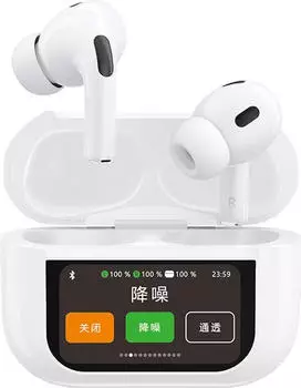 DUDAO U19 in-ear TWS wireless Bluetooth 5.3 headphones with LED display white