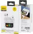 DUDAO U19 in-ear TWS wireless Bluetooth 5.3 headphones with LED display white