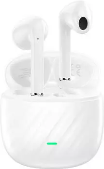 DUDAO U14+ wireless in-ear TWS Bluetooth 5.3 headphones white (6 h Kabellos) Weiss