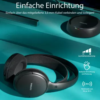Philips SHC5200M2/12 (30 h Kabellos) Schwarz – Philips SHC5200M2/12 (30 h Kabellos) Schwarz für grenzenlose Bewegungsfreiheit