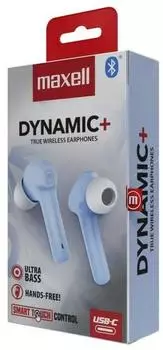 Maxell Dynamic+ kabellose mit Ladeschale Bluetooth blau (4 h Kabellos) Blau