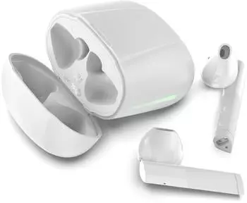 Meliconi 497332 True Wireless Stereo (TWS) In-Ear Musik und Anrufe Bluetooth Bi (5 h Kabellos) Weiss