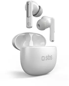 SBS Mobile Smart TWS Earbuds with Integrated AI White