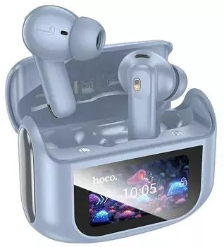 Hoco. Hoco Kabellose Kabellose Ohrhörer mit Touchscreen TWS ANC ENC EQ21 blau (Aktive Geräuschunterdrückung 7 h Kabellos) Blau