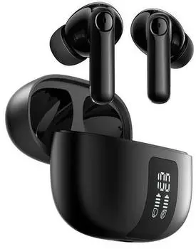 Joyroom Wireless Earphones with ANC and Smart App Control Black (Aktive Ger&auml;uschunterdr&uuml;ckung 7 h Kabellos) Schwarz