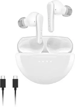 Belkin SoundForm Rhythm ANC True Wireless In-Ear weiss AUC015hqWH (28 h Kabelgebunden Kabellos) Weiss