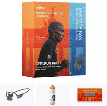 Shokz OpenRun Pro 2 Black Marathon Giftbox
