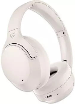 audeeo MELOVIBE Hybrid Wireless ANC Headphones Creme