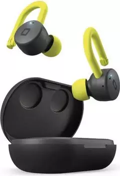 SBS Mobile Sportliche TWS- nach IPX5 mit Kopfb&uuml;gel Touch-Controls und Ladestation (4 h Kabellos) Schwarz