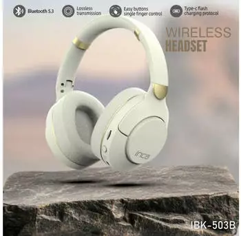 Inca IBK-503B white – Inca IBK-503B white – Kompakte On-Ear-Lösung mit 12 Stunden Spielzeit