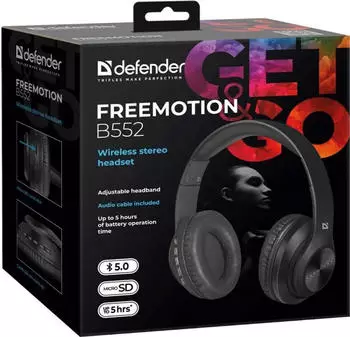 Defender FREEMOTION B552 – Ausdauernde Nutzung für Pendler und Musikhörer