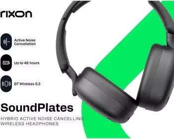 rixon Soundplates Earbuds black (Kabellos) Schwarz