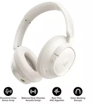 Baseus Bass BH1 NC Wireless ANC Starlight Off-White