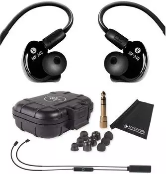 Mackie MP-240 mit Bluetooth-Adapter und Tuch