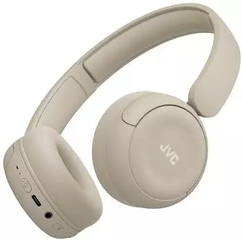 JVC HA-S59W Kopfhörer kabellos, Bluetooth 5.3, beige, 50h Akku (HA-S59W-C-U)