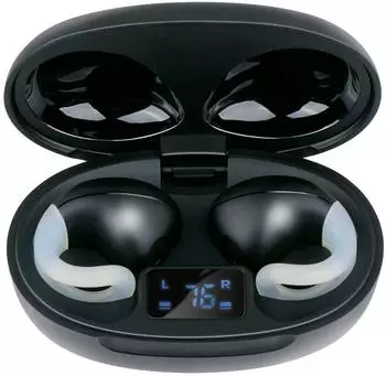 Grundig Kabellose Ohrh&ouml;rer Bluetooth, OWS, LED-Anzeige, USB-C, schwarz