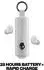 Skullcandy Dime 360 Pea Shape kabellose Ohrhörer, Bluetooth 5.3, Bone (S2DPW-T001)