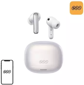QCY Melobuds N65 kabellose In-Ear-Kopfhörer ANC Bluetooth 6.0 weiß (HT21WH)
