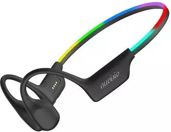 Auvisio Knochenschall-Kopfhörer Bluetooth 5.3, 32GB MP3-Player, IP68 (IHS-740.b)
