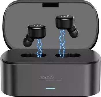 Auvisio TV-Funk-In-Ear-Kopfhörer mit Transmitter-Ladebox, 2,4GHz, TOSLINK (JX8117-944)