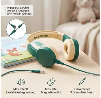 Fox & Sheep Kids-Kopfhörer