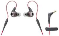 Audio-Technica ATH-SPORT3RD In-Ear-Kopfhörer mit flexiblen Ohrbügel Rot