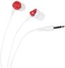 Vivanco 34886, Vivanco SR 3 RED In Ear Kopfhörer kabelgebunden Weiß, Rot