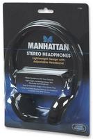 Manhattan 177481 On Ear Kopfh&ouml;rer kabelgebunden Schwarz