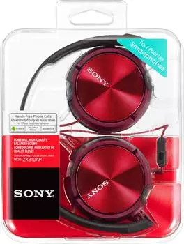Sony MDR-ZX310APR rot – Robuste Konstruktion für den mobilen Alltag