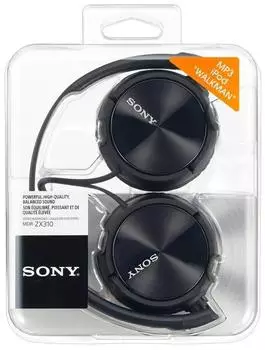 Sony MDR-ZX310 (schwarz) – Vielseitige Passform für verschiedene Hörgewohnheiten