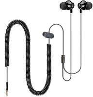 Avantree Stereo In-ear Kopfhörer 3.5mm Klinkenstecker, ausziehbar 3.5 m Avantree-Schwarz