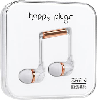 Happy Plugs In-Ear Unik Edt (White Marble)