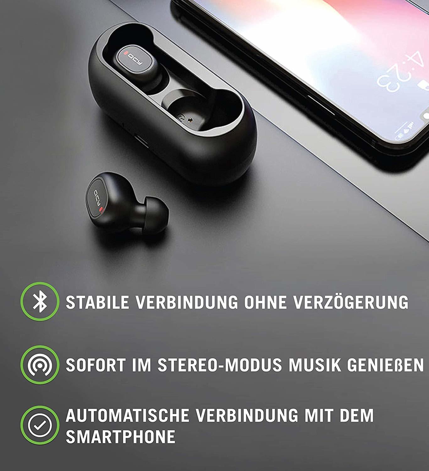 QCY T1 weiß Test - 80/100 (gut)